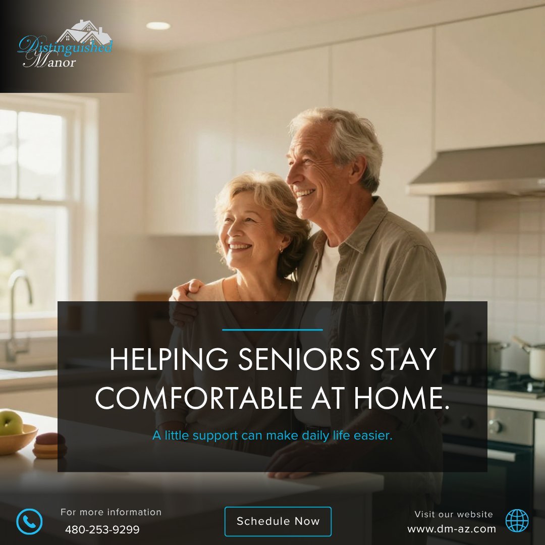 Distinguished Manor Facebook social media design