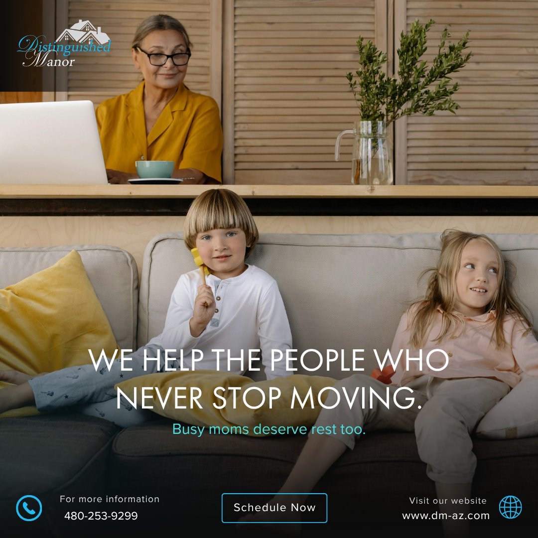 Distinguished Manor Facebook social media design
